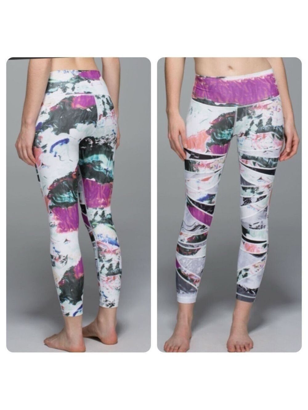 Lululemon High Times Pant tights leggings Pigment Wave Multi size 8